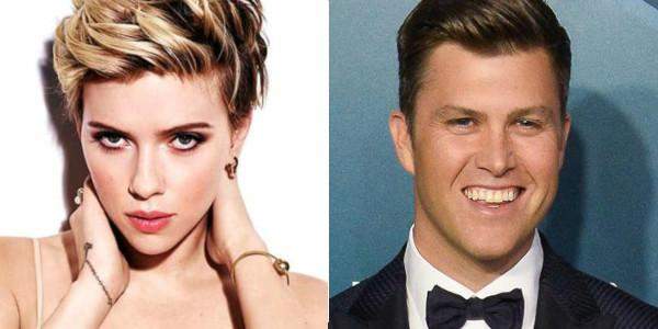 Scarlett Johansson i Colin Jost